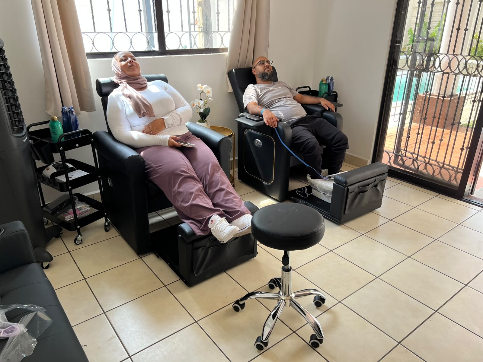 Masaje con piedras calientes